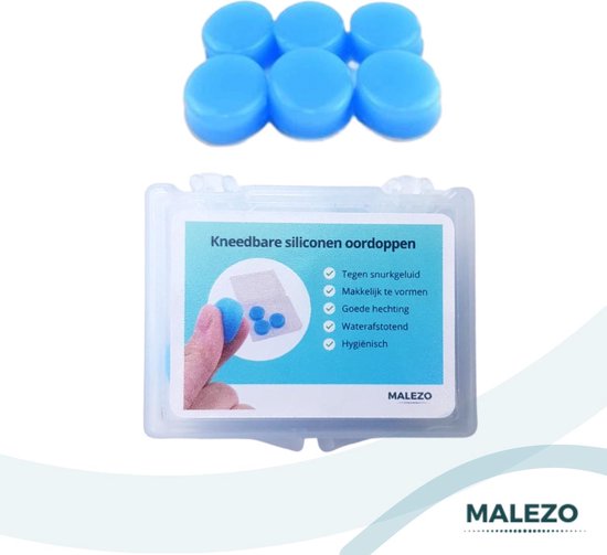 Malezo kneedbare slaap oordoppen