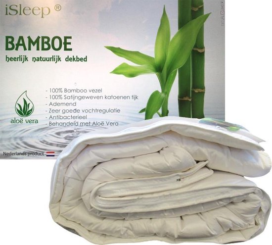 iSleep Bamboo DeLuxe 4-Seizoenen Dekbed 100% Bamboe