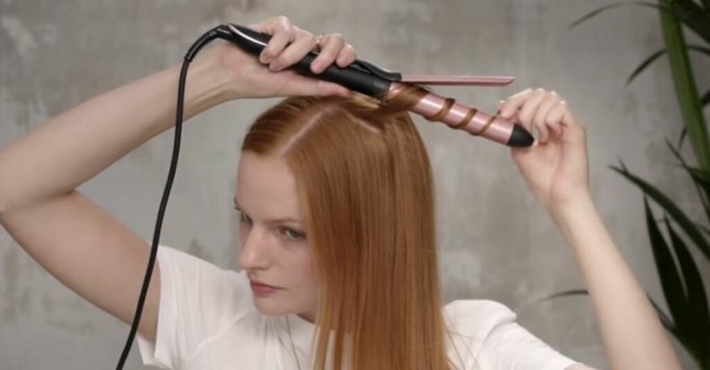 haar krullen met BaByliss ® 25mm Curling Tong C325E